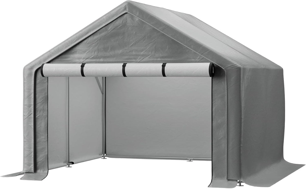 outdoor storage shelter, 10x10 ft portable shed with, main product view