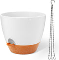 gardife 12 inch self watering hanging planter, indoor, main product view
