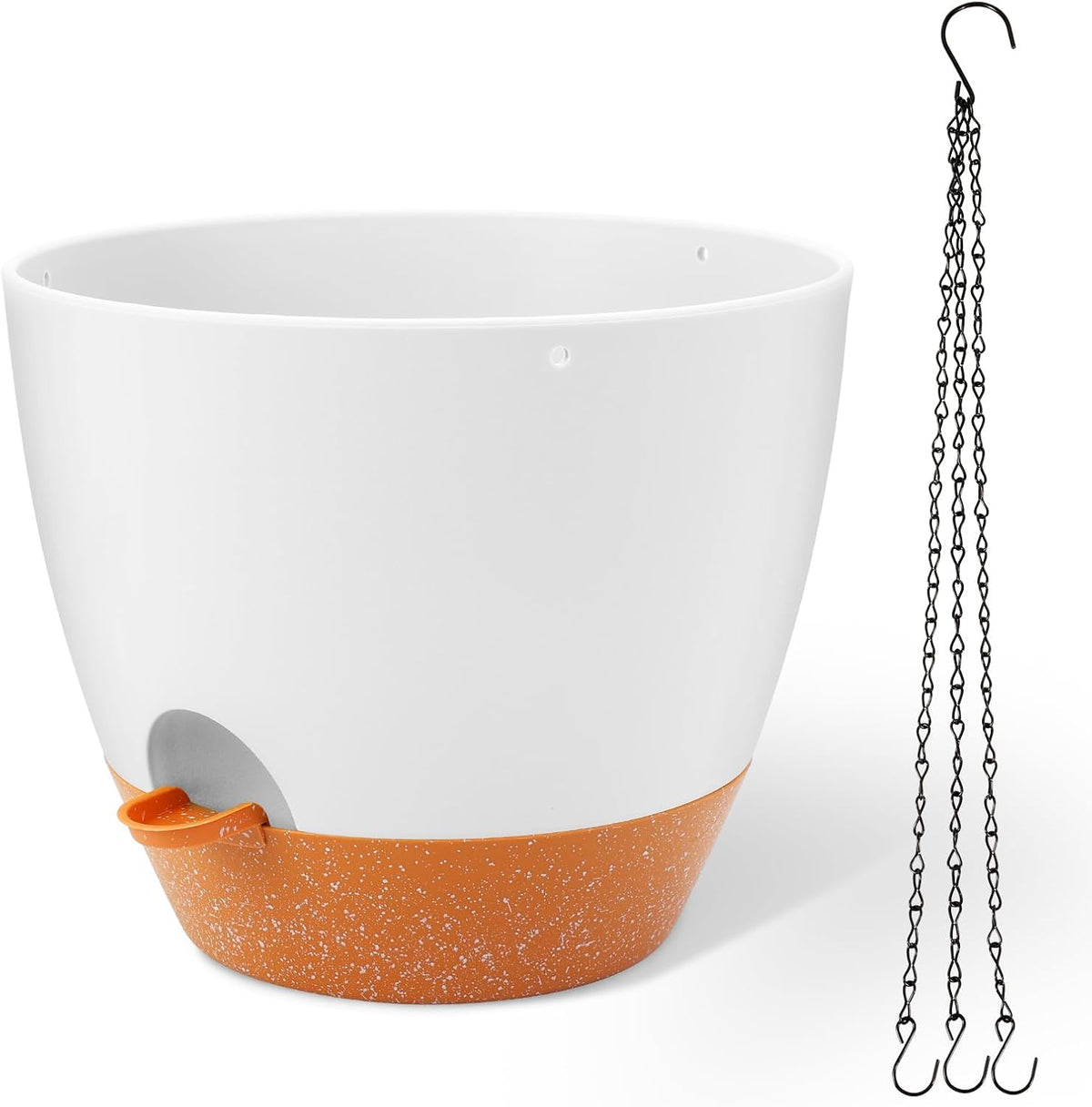 gardife 12 inch self watering hanging planter, indoor, main product view