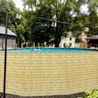 koiueyw bamboo reed fencing, natural bamboo fence rolls, side view