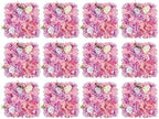 15"x 15" artificial flower wall panels,flower wall mat, close-up detail