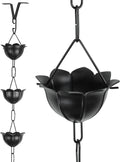 gardzen aluminum rain chain for gutter, main product view