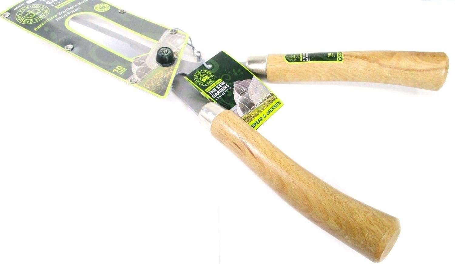 Spear & Jackson 4868KEW R/Sharp Wooden Handle Shears, Blue, 48 x 23.5 x 6.5 cm