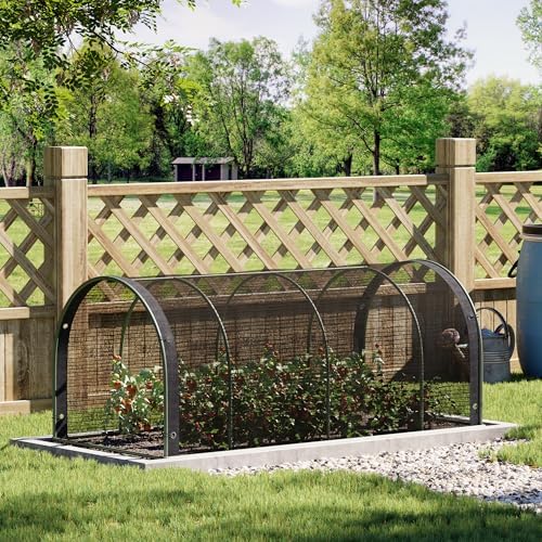 50% shade cloth for garden 12x20 ft, outdoor shown in use