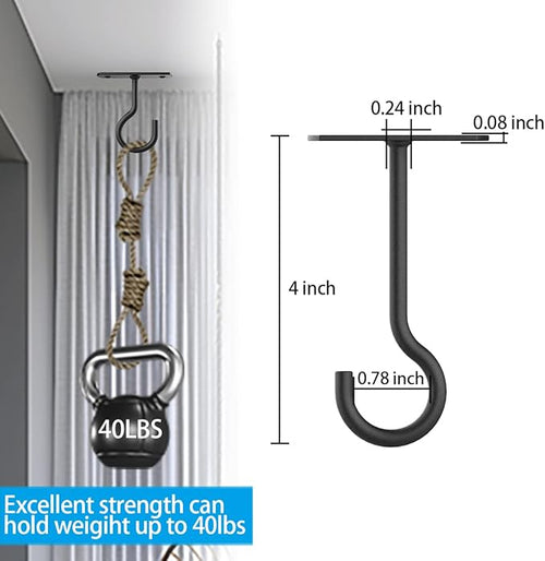 4in Ceiling Hooks for Hanging Plants 4Pack for Plants