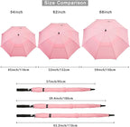 G4Free 47/54/62/68/72 Inch Automatic Open Golf Umbrella Oversize Extra Large Double Canopy Vented Windproof Waterproof Stick Umbrellas