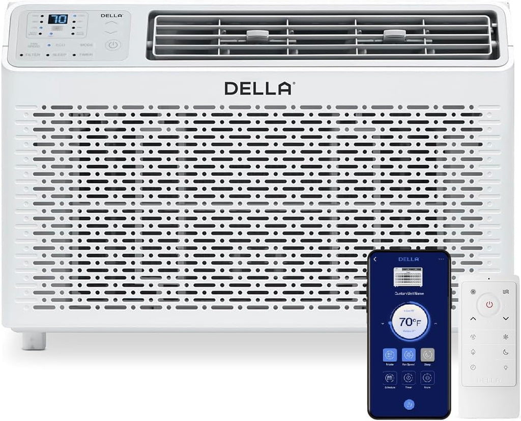 della 10000 btu energy saving window air conditioner, main product view