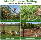 6.5x50ft deer fence netting for garden, 55gsm plastic on a desk or shelf