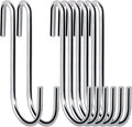 30 Pack Heavy Duty S Hooks Pan Pot Holder Rack Hooks Hanging Hangers S Shaped Hooks for Kitchenware Pots Utensils Clothes Bags Towels Plants -4 Inch