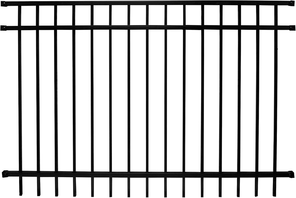 weatherables livingston aluminum fence kit – diy kit, main product view