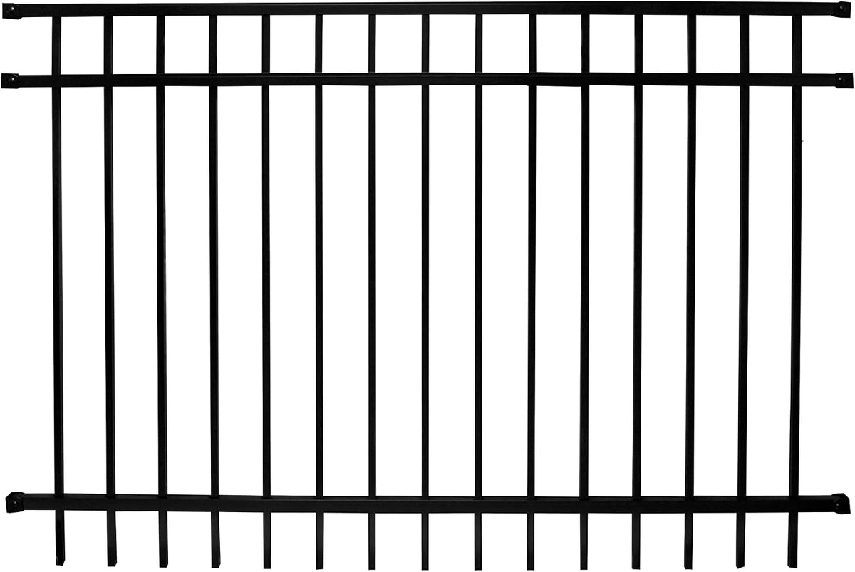weatherables livingston aluminum fence kit – diy kit, main product view