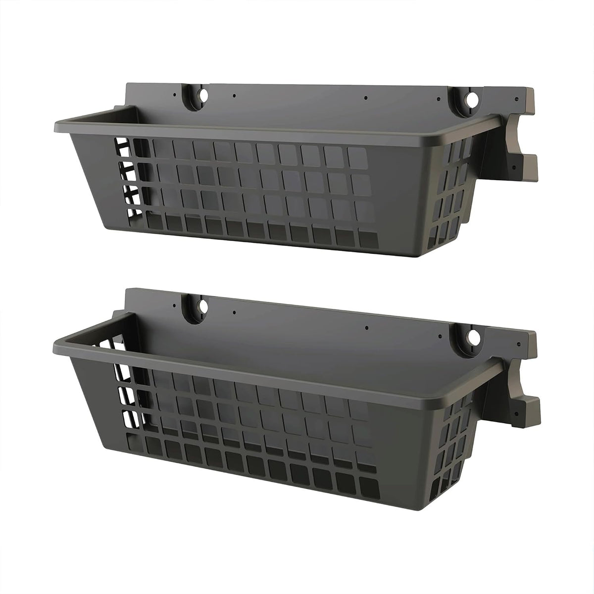 suncast 2-pack accessory baskets, resin organizers for shed, main product view