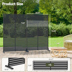 outdoor privacy screen 72" h x 47" w, close-up detail
