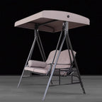 Universal Garden Swing Chair Replacement Canopy, Outdoor Hammock Cover for Patio & Balcony, Khaki, Available in 118x158cm & 124x152cm Sizes One Color 118 * 198cm/46 * 77in