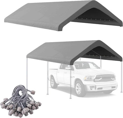 10x20 canopy replacement cover, outdoor carport canopy top, main product view