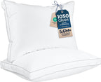utopia bedding gusset bed pillow, hotel pillows queen, main product view