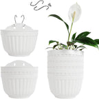 resin wall hanging planter pots vertical garden living, main product view