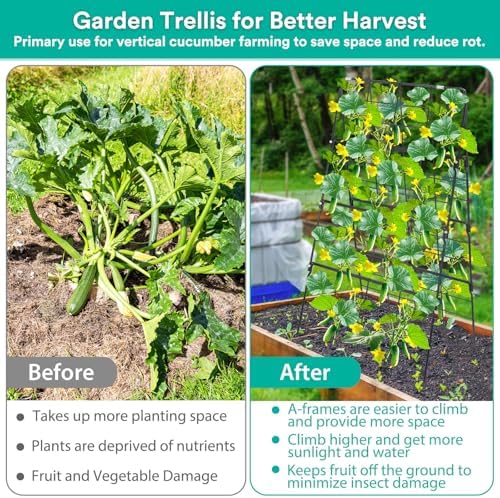 2packs 17 x 42 inch garden trellis for, package contents