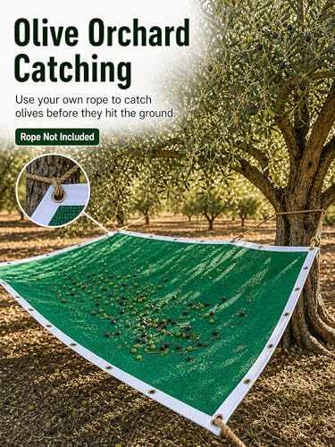 fruit tree netting, 16.4 x 13.1 ft under-tree on a desk or shelf