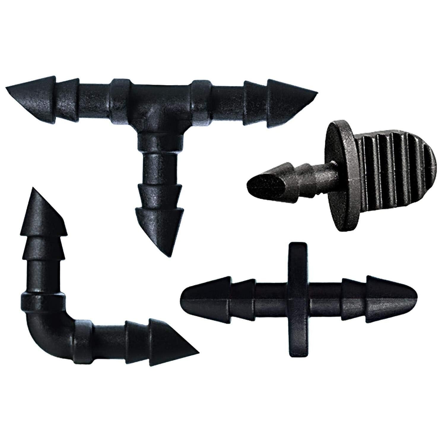 67431 (60 Total Pieces) Orbit Drip Irrigation System 1/4 inch Drip Fittings - 2-Pack (2-Pack)