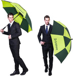 G4Free 47/54/62/68/72 Inch Automatic Open Golf Umbrella Oversize Extra Large Double Canopy Vented Windproof Waterproof Stick Umbrellas