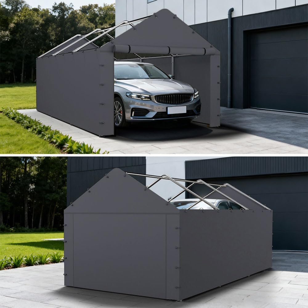 sidewall panel with elastic ball bungees, for 10x20, close-up detail