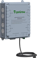 8-Lighting Relay Controller with Trigger Cord 8-Outlet Relay Controller Maximum 8000W for Hydroponics Indoor Double Ended HID Grow Light and Hydroponics System