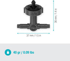 Gardena Micro-Drip-System Inline Drip Head, Pressure-equalising: Drip Head for Automatic Irrigation System, for Rows of Plants with Different Pot Heights, Simple Connection Technology (13312-20)