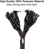 1Pcs 59" Tree Swing Ropes Hanging Swing Strap for Hammock Black | 2500LBs Capacity Hanging Swing Rope with Hook Hammock Chair Strap for Hanging Swing Chair, Tree Branch, Tree Swing Seat