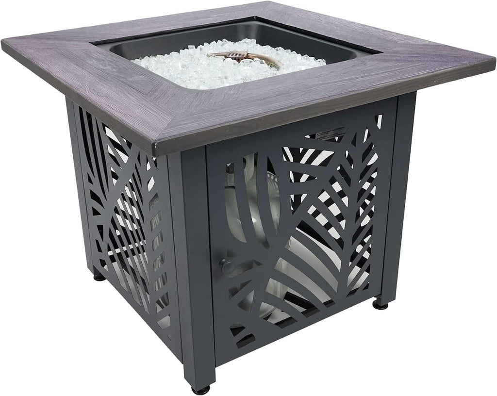 endless summer lindsey 30 in lp gas fire, front angle view