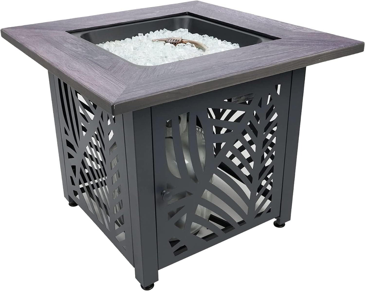 endless summer lindsey 30 in lp gas fire, front angle view