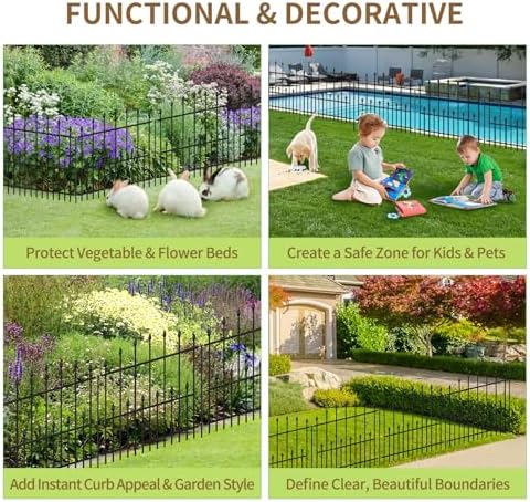 decorative garden fence - 32in(h) x 14.5ft(l) no, package contents