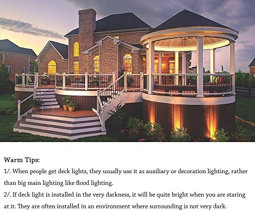led deck lights kit 12v low voltage waterproof, package contents