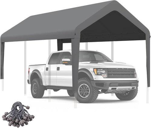 10x20 carport canopy replacement cover, outdoor car shelter, main product view
