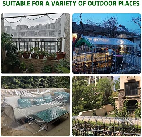 clear vinyl outdoor curtains for patio waterproof gazebo, close-up detail