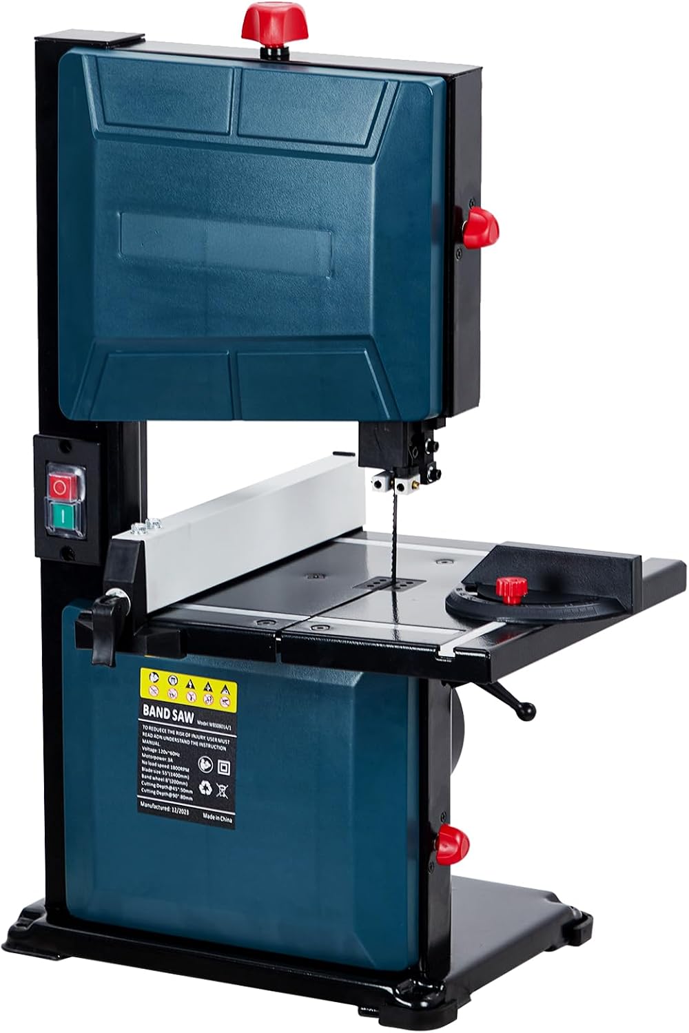 8 in band saw, explorehorizon 0-45 tilting range, main product view