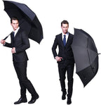 G4Free 47/54/62/68/72 Inch Automatic Open Golf Umbrella Oversize Extra Large Double Canopy Vented Windproof Waterproof Stick Umbrellas