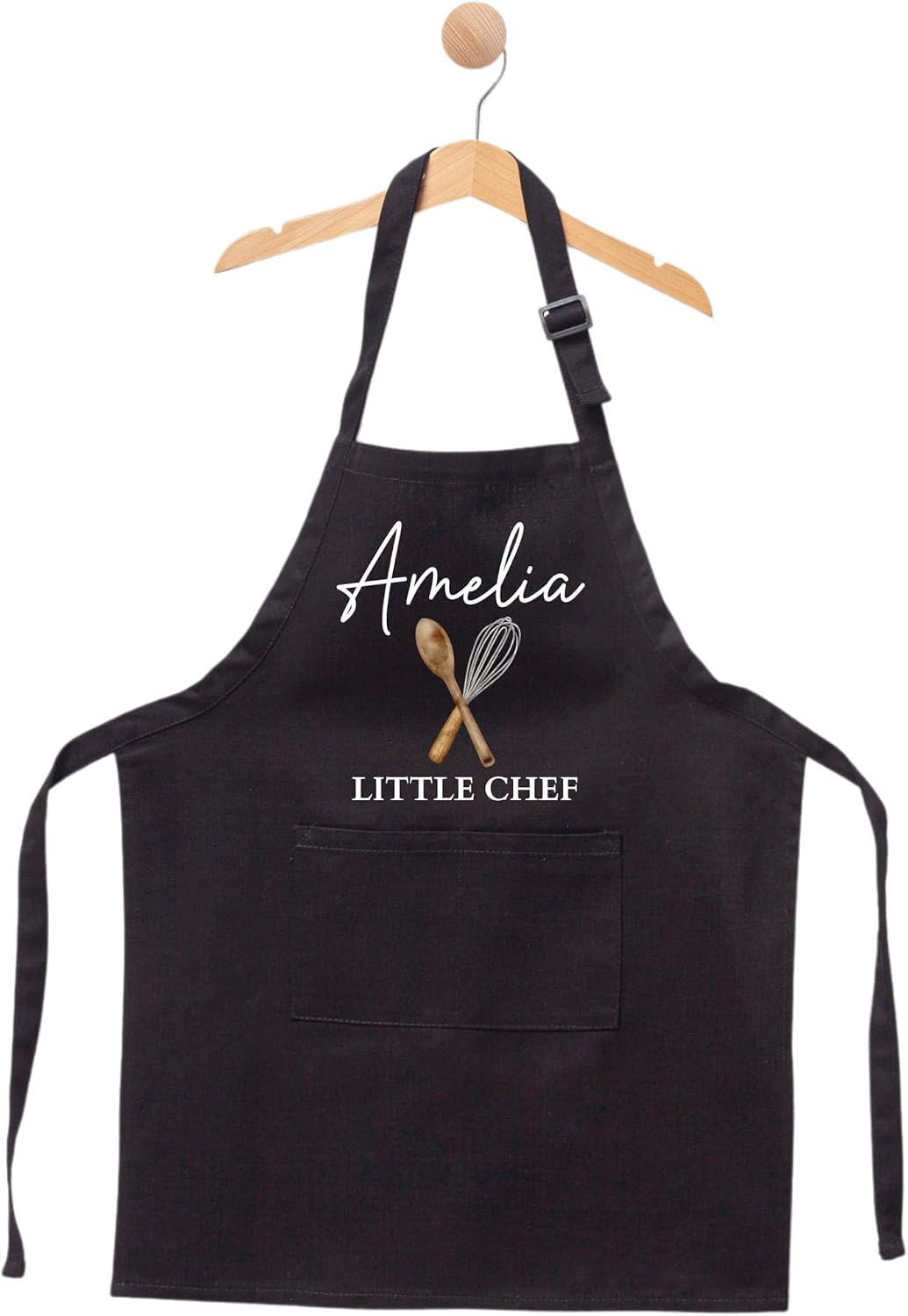Personalized Kids Apron, Custom Little Chef with Name, Youth Apron with Name, Cooking and Baking Gift for Children, Custom Name Children Cooking Class Bib, Toddler Chef Outfit with Custom Name