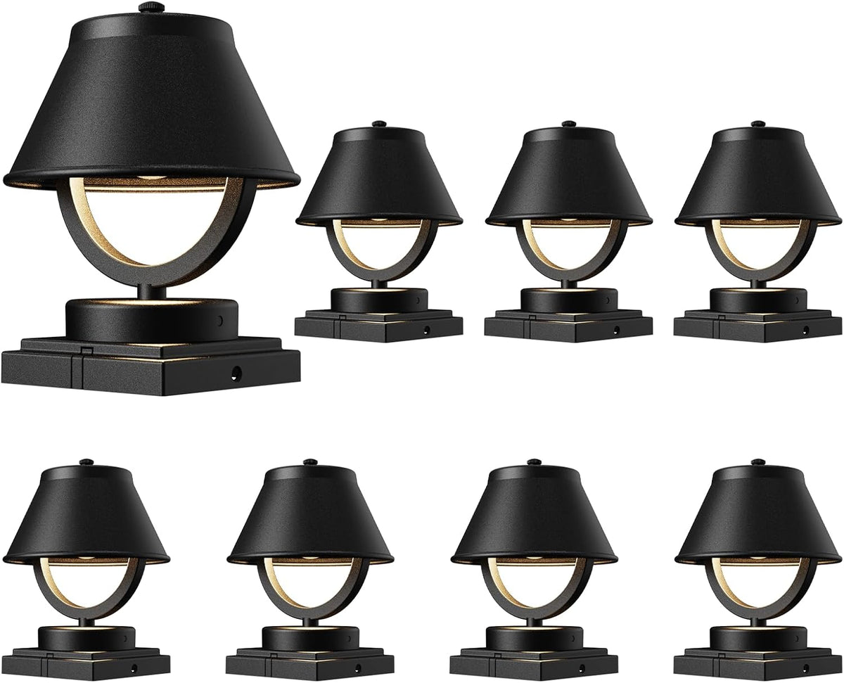 goodsmann low voltage outdoor post cap lights 3w, main product view