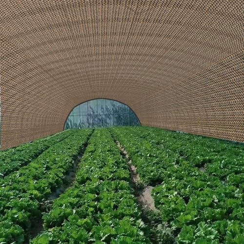 80% shade cloth -5x20ft sunblock net with grommet,lightweight, front angle view