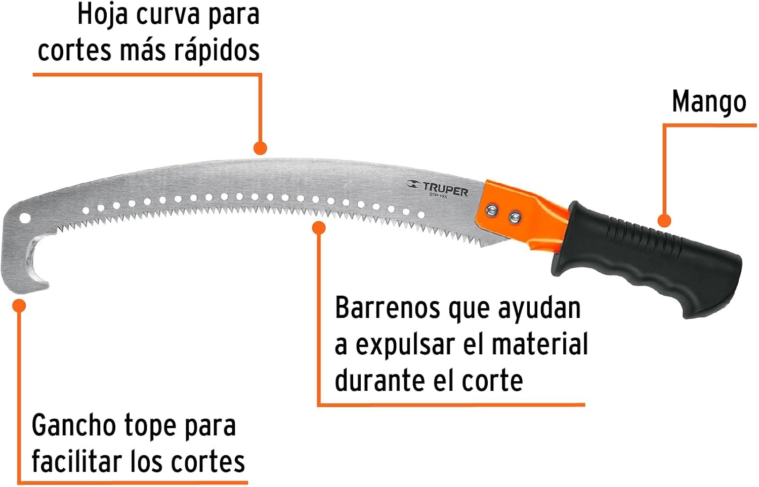 TRUPER STP-16X 16" Pruning Saw w/ Hook