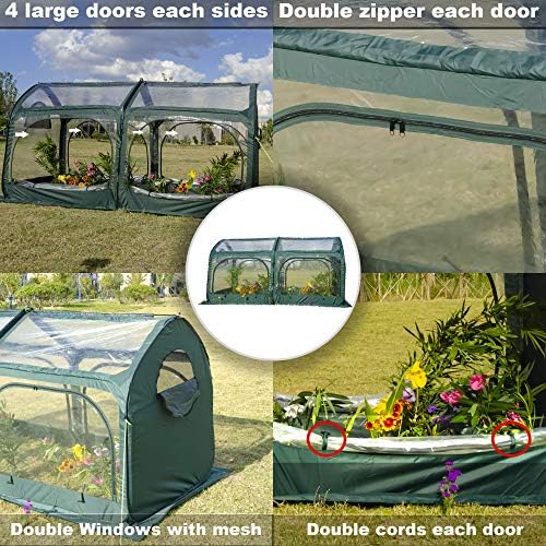 porayhut pop up greenhouse cover flower house mini on a desk or shelf