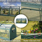 porayhut pop up greenhouse cover flower house mini on a desk or shelf