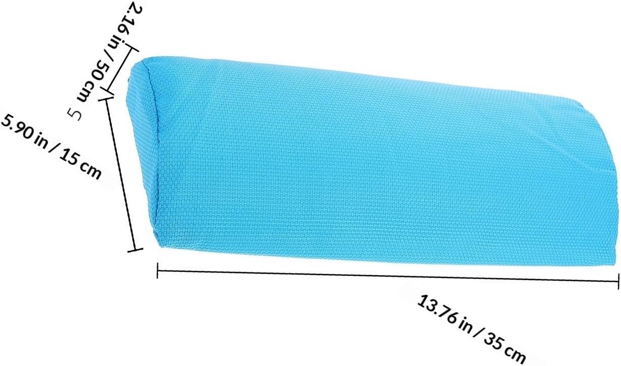 SEWACC Lounge Chair Pillow Blue Polyester Headrest for Home Use | Compact Lightweight Washable Design, Head and Neck Support, Sofa and Home Decor Use