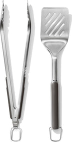 OXO Outdoor Grilling Turner and Tongs Set