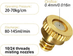 kuwan 0.016" orifice (0.4mm) thread unc 10/24 brass shown in use