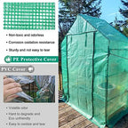 56x30x76 portable walk-in greenhouse for outdoors, plant house showing dimensions