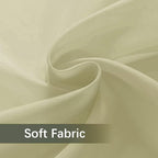 SpaceDresser Waterproof Outdoor Sheer Curtains for Patio - 2 Panels Rod Pocket Indoor Voile Sheer Curtain for Living Room,52W x 120L inch,Sage Green