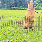 shoplala decorative fences (25 panels) 12in(l) x 16.5in(h), front angle view