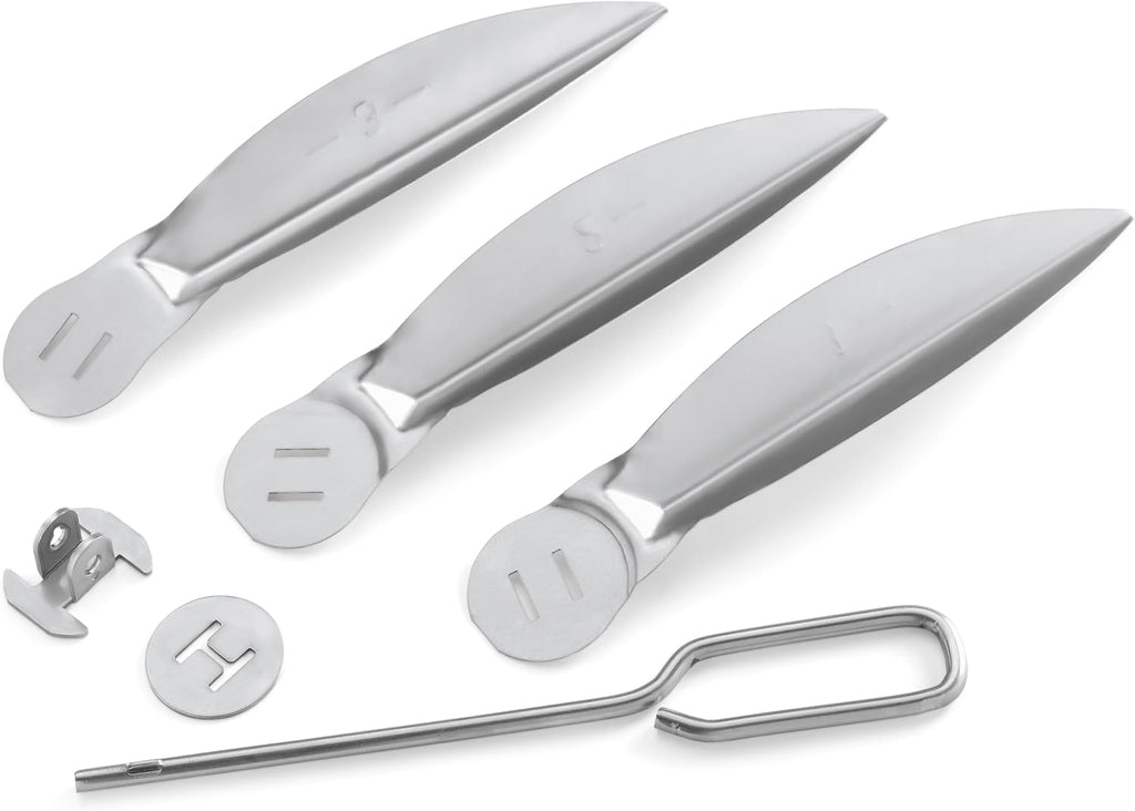 Weber® One‑Touch™ Cleaning System Replacement Kit for 22" Charcoal Grills | Replacement Ash Sweeper Hardware for 22" Kettle Charcoal Grills, Durable Aluminized Steel, Charcoal Grill Replacement Part